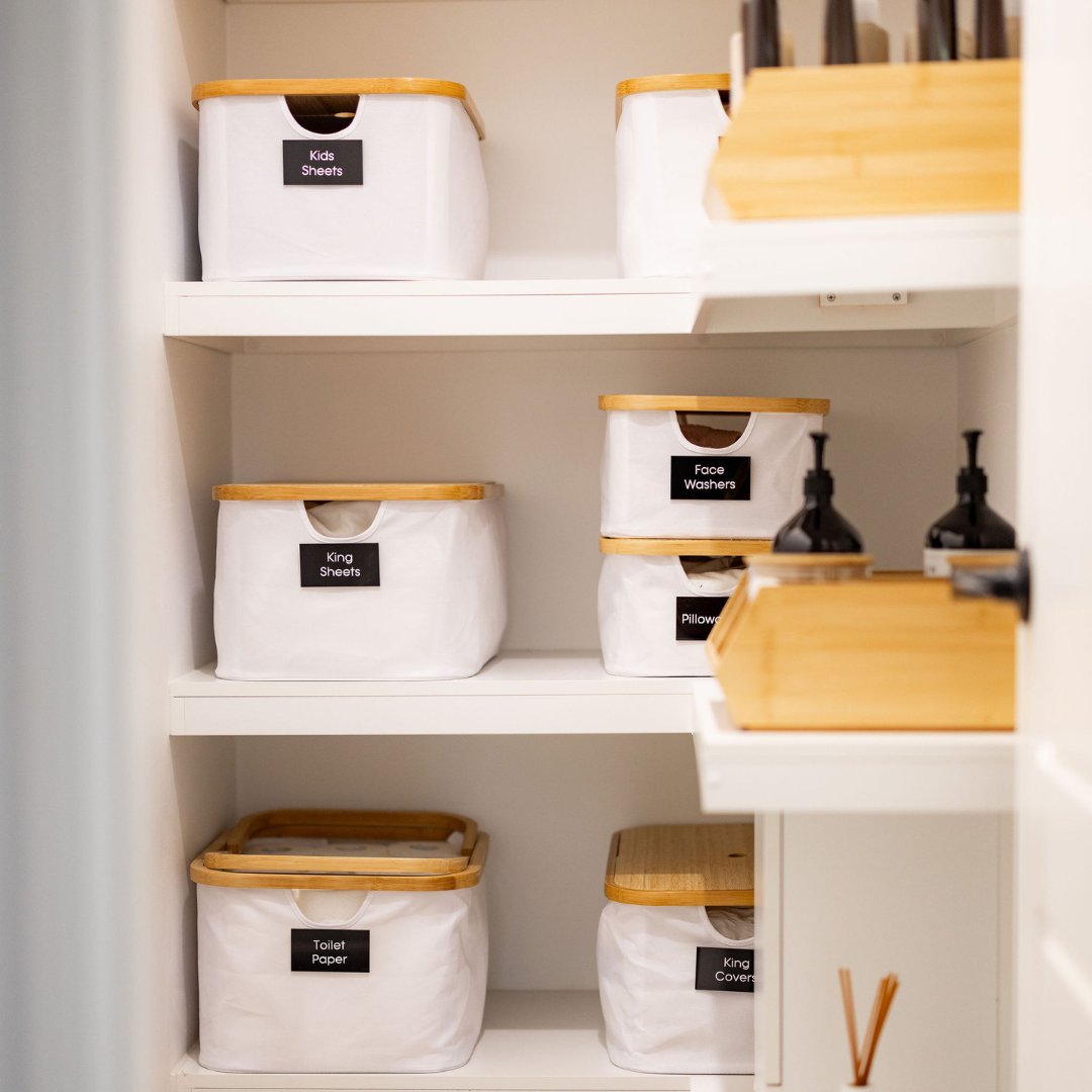 Linen Cupboard Organisation