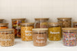 Little label co 500ml pantry jars. Air tight pantry jar. glass food storage  jar with bamboo lid for storing and organising your pantry.