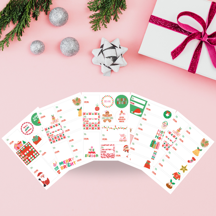 Christmas Gift Sticker Pack (47 Stickers)