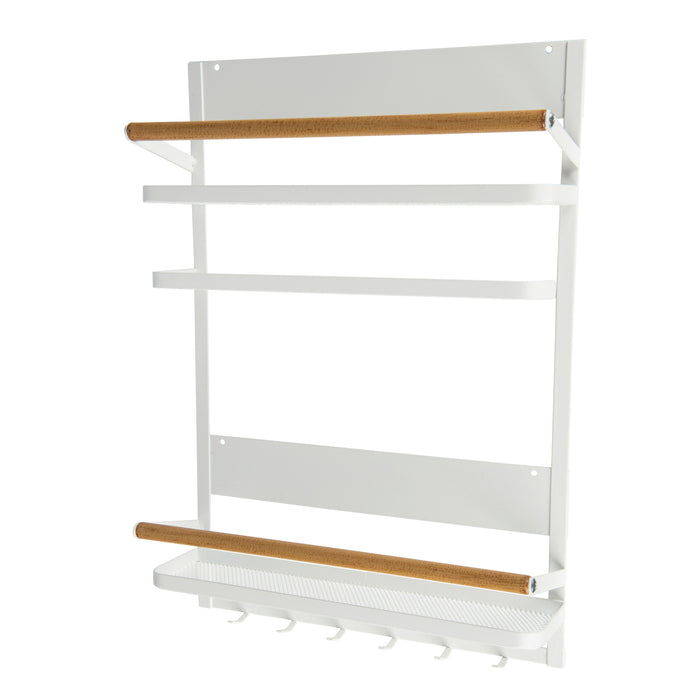 Magnetic Wall Organiser White