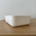 White Storage Container with Plastic Lid - 12 Pack. Storage Tubs, Kitchen organiser, organiser, pantry organisers