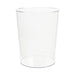 Clear Modern trash Rubbish Bin for Bedroom, Bathroom or Office