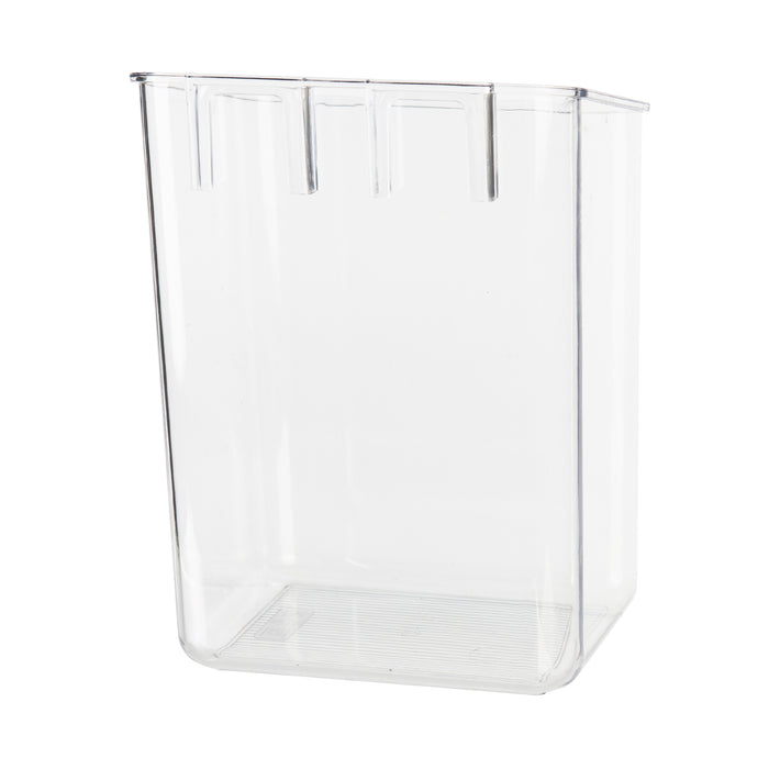 Clear Wall Mount Adhesive Storage Container - Tall Small for kitchen storage and organisation