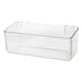 Clear Wall Mount Adhesive Storage Container - Wide for kitchen organisation. 