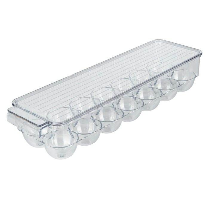 Egg holder and storage tray for 14 eggs