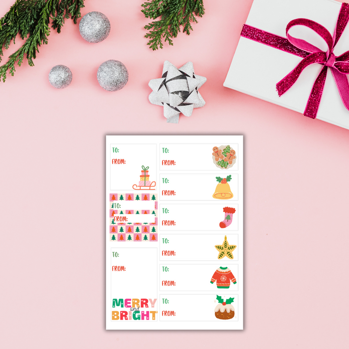 Christmas Gift Sticker Pack