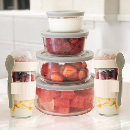 Meal Prep Pack for fridge organisation and home organisation. Plan you meals in advance with our hand storage solutions